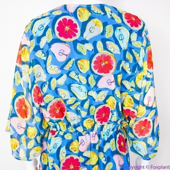Anthropologie Hutch Summer Fruits Augusta Dress, size 1X - Picture 8 of 16